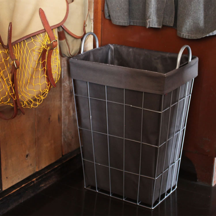 003071 WIRE ARTS & PRO.laundry SQUARE BASKET_34L BRID